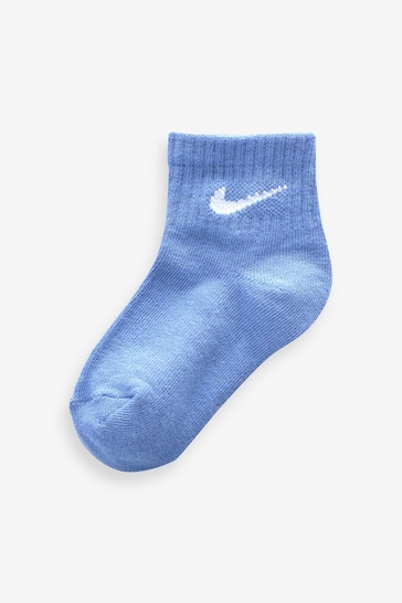 Nike Purple Infant Swoosh Ankle Socks 6 Pack