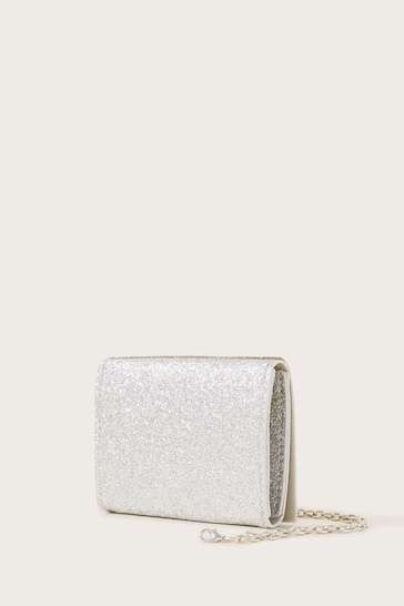 Monsoon Mini Sparkly Silver Bag