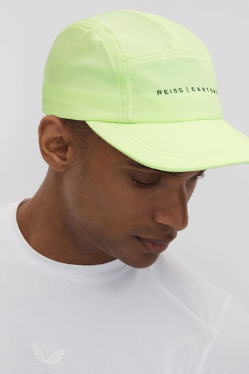 Reiss Iced Citrus Yellow Remy Castore Water Repellent Baseball Cap