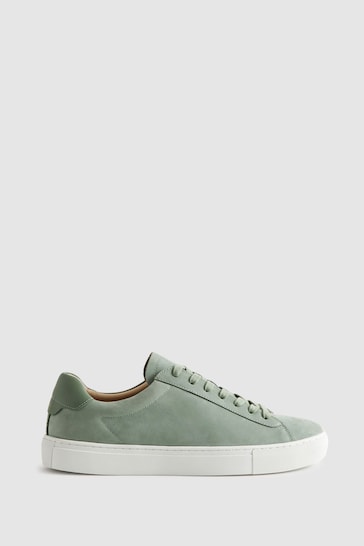 Reiss Sage Finley Leather Trainers