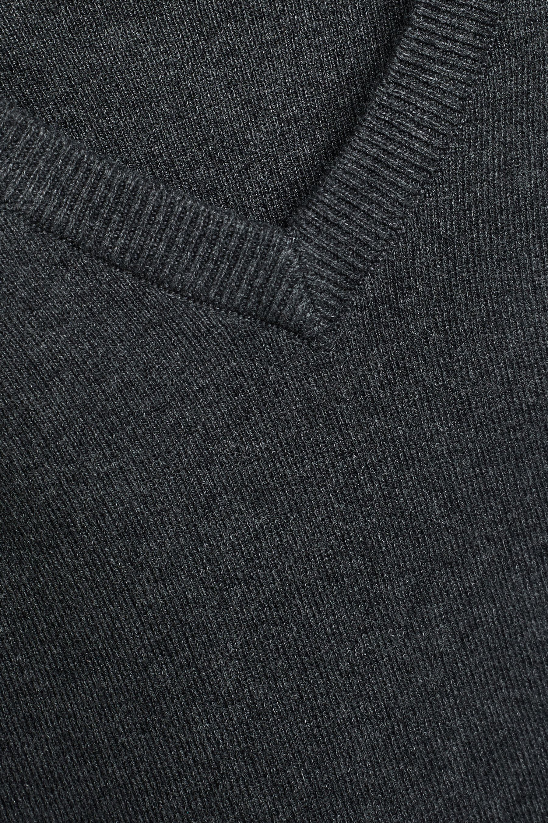 Buy Grey Knitted V Neck School Jumper 3 16yrs from the Next UK online shop