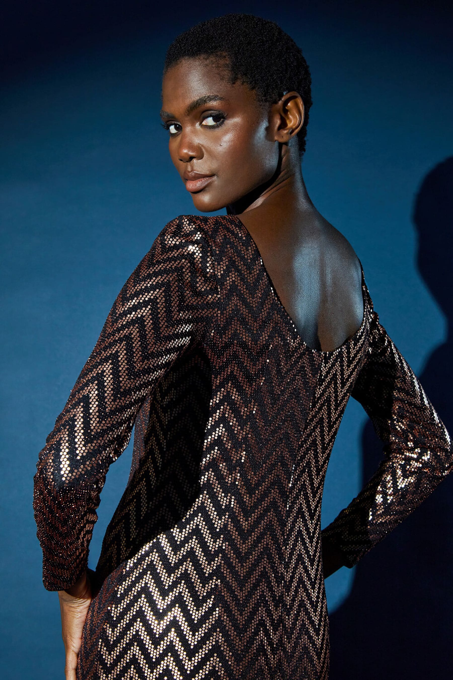 New look glitter dress online