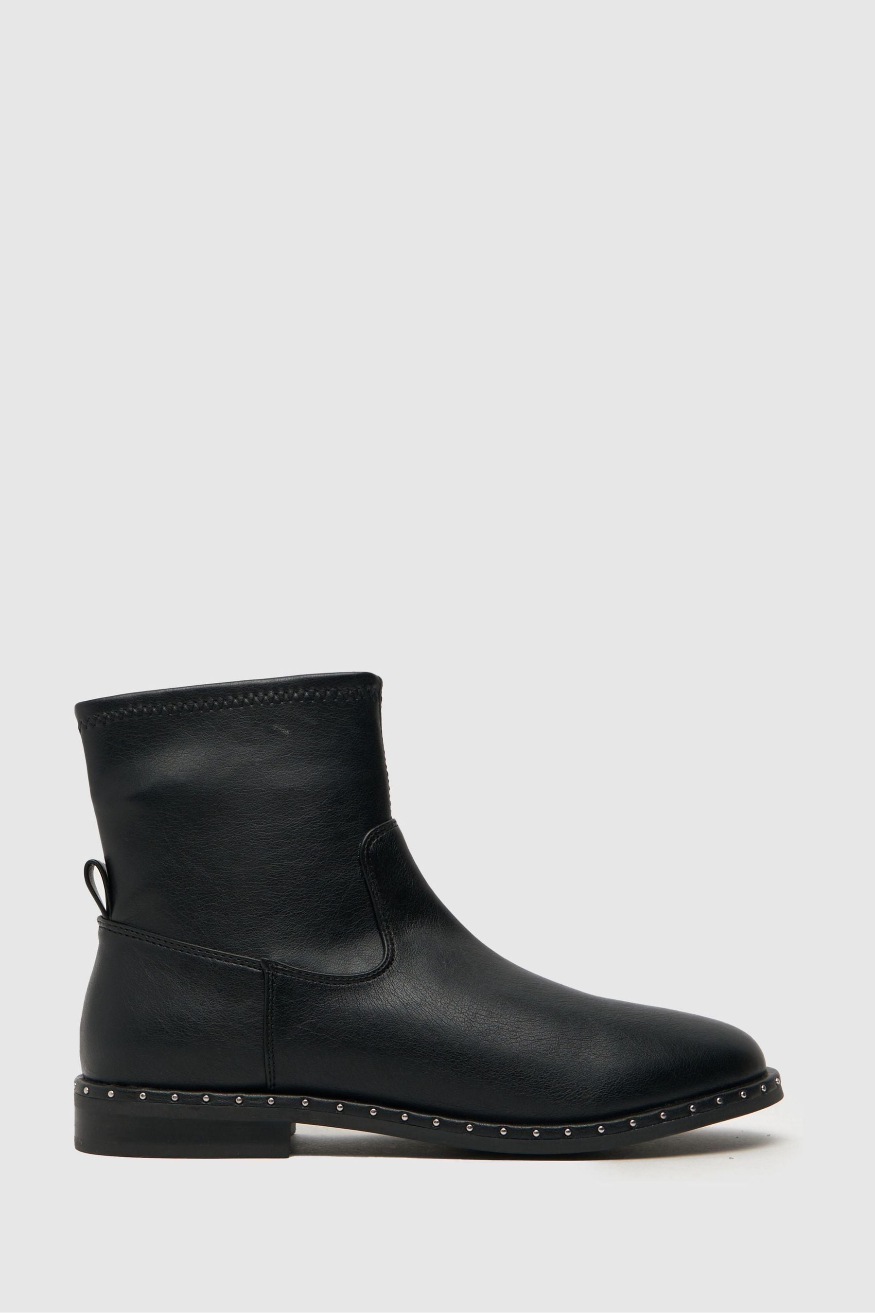 Buy Schuh Coffee Stud Black Boots from the Next UK online shop