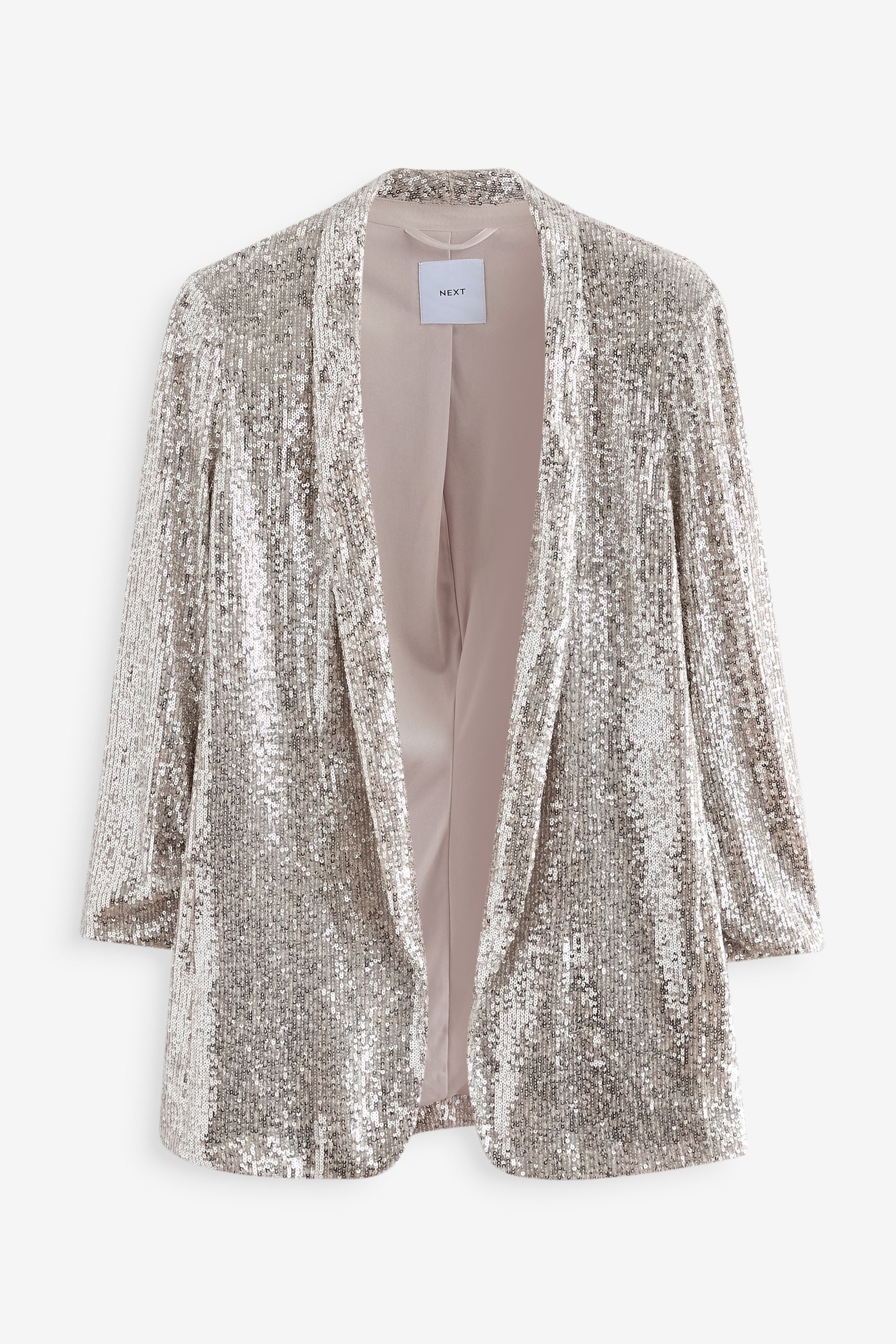 Black and silver sequin blazer clearance