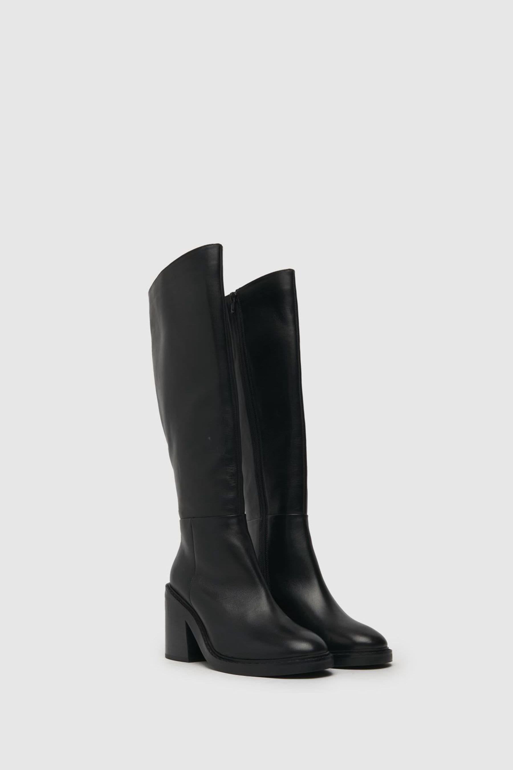 Platform knee high boots hotsell uk