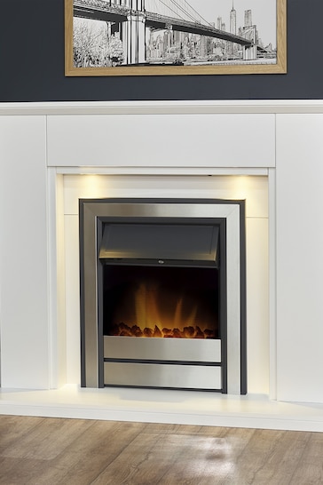 Adam White Eltham 45 Inch Electric Fireplace Suite