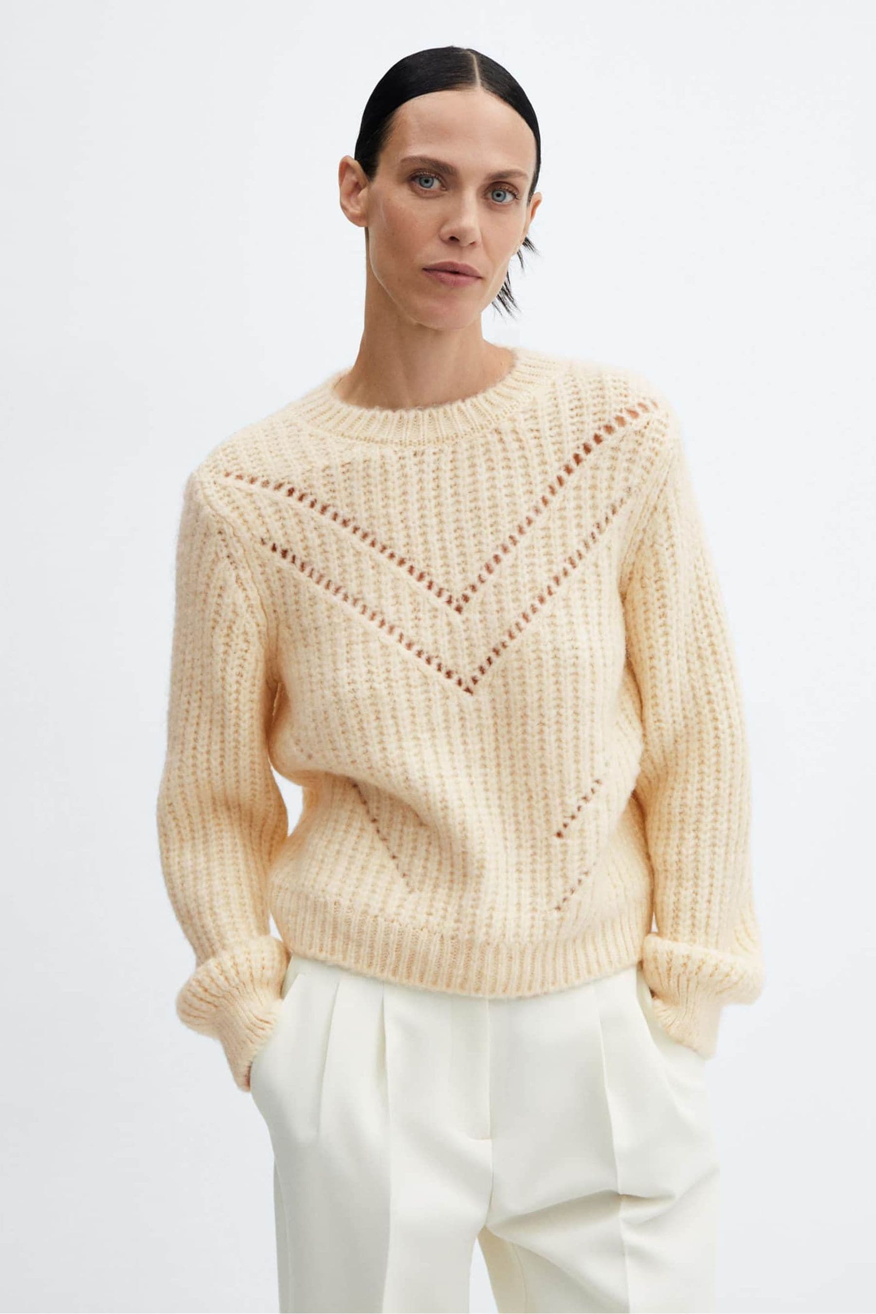 Mango store chevron jumper