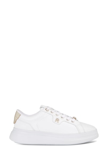 Tommy Hilfiger Pointy Court White Sneakers