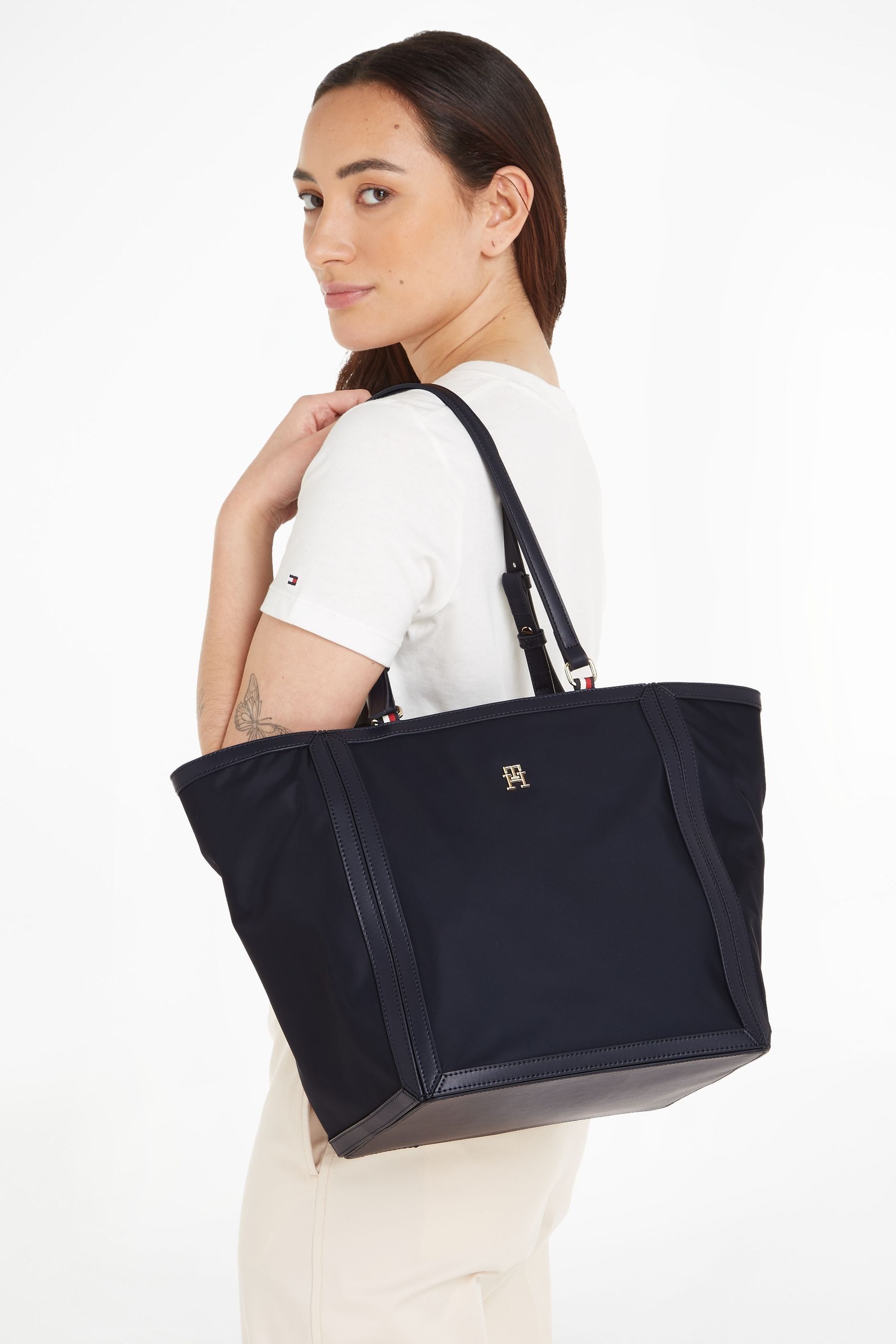 Buy Tommy Hilfiger Blue Essential Tote Bag from the Next UK online
