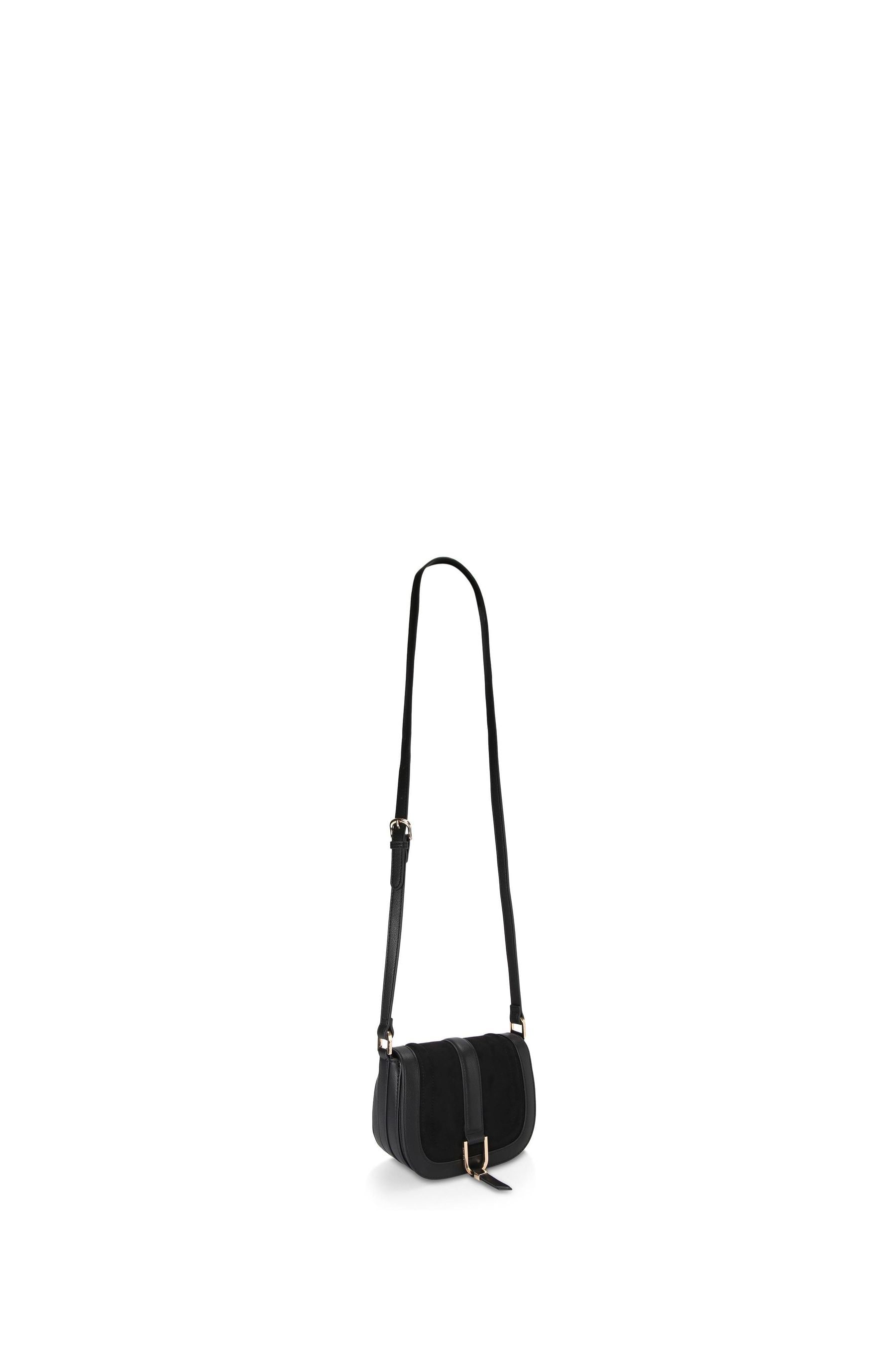 Carvela Black Mane Saddle Bag