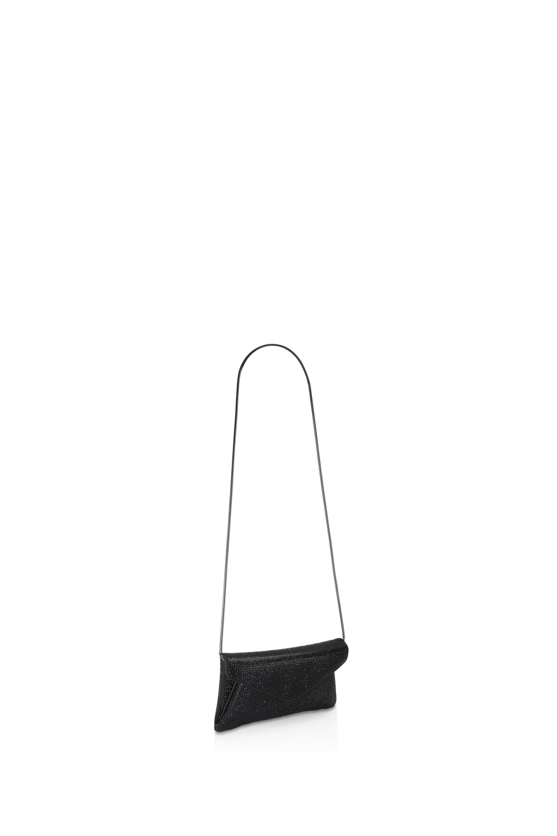Carvela black deals clutch bag