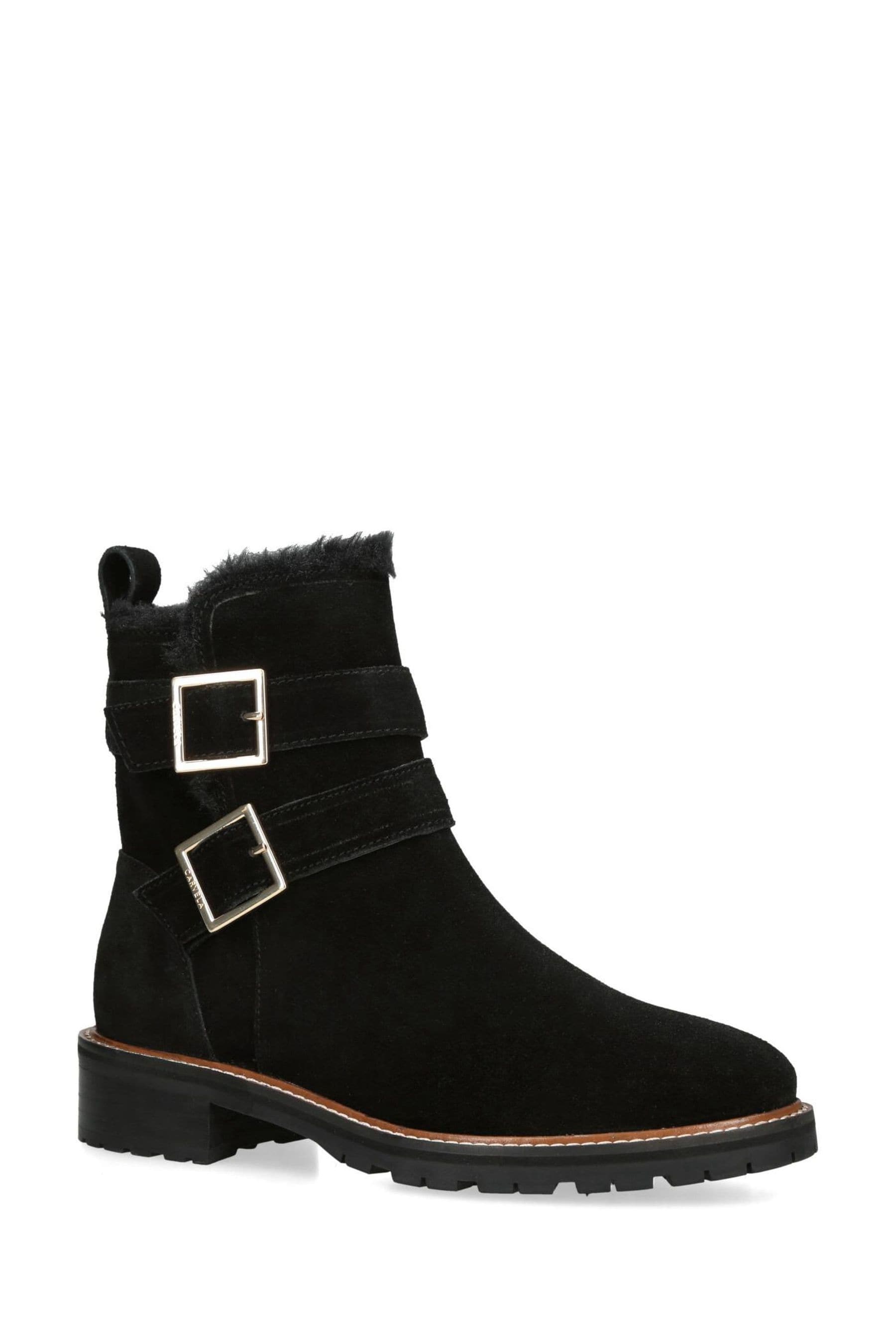 Carvela black suede boots shop