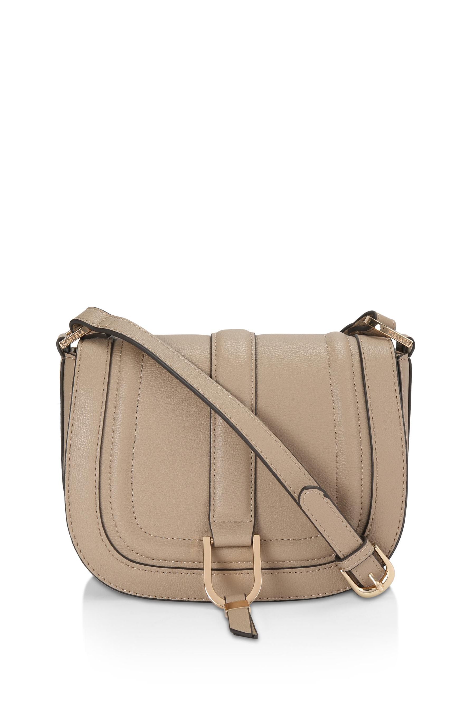 Nude carvela bag online