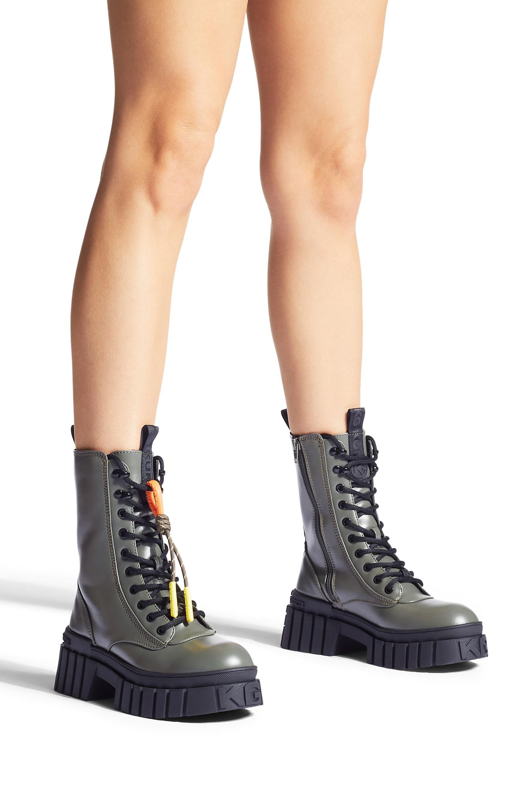 Kurt geiger green boots shop