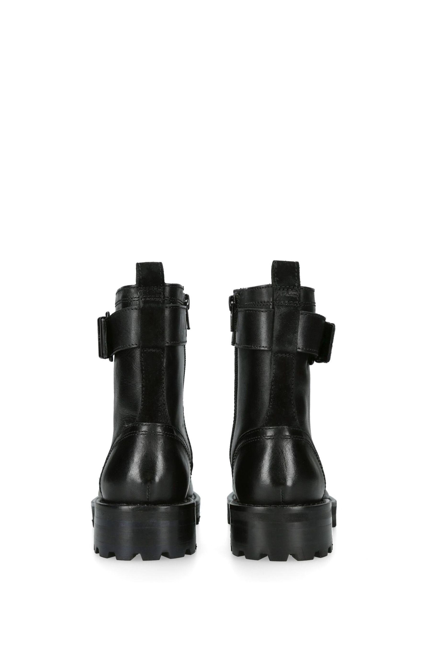 Buy Kurt Geiger London Black South Laceup Drench Boots from the
