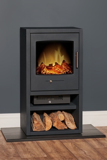 Acantha Grey Bergen XL Charcoal Electric Stove