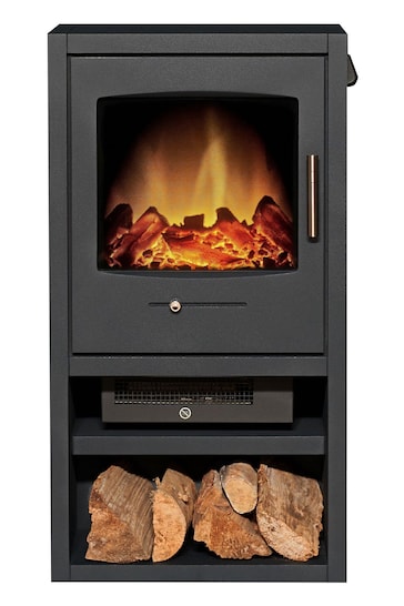 Acantha Grey Bergen XL Charcoal Electric Stove