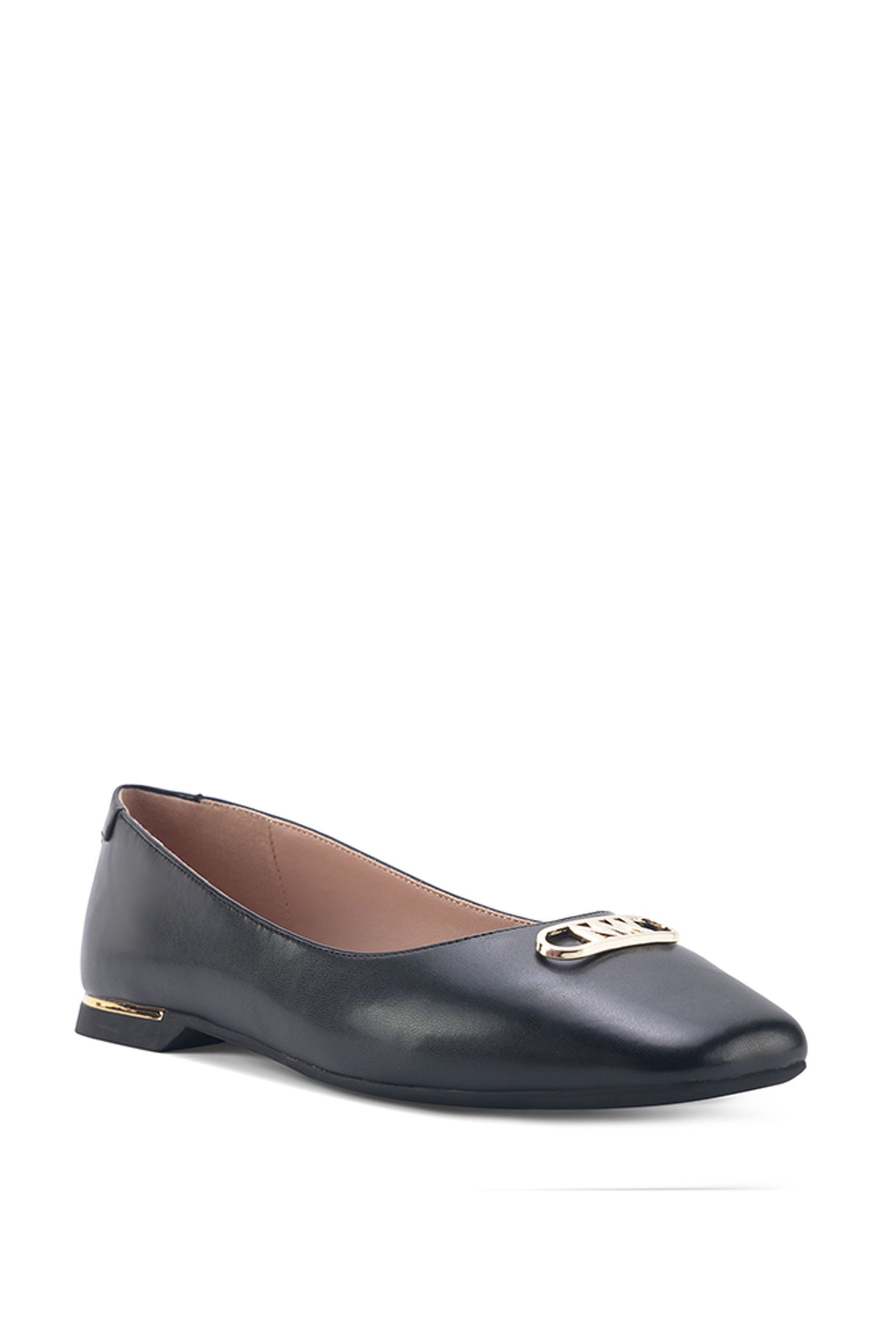 Nine west leather ballet flats sales