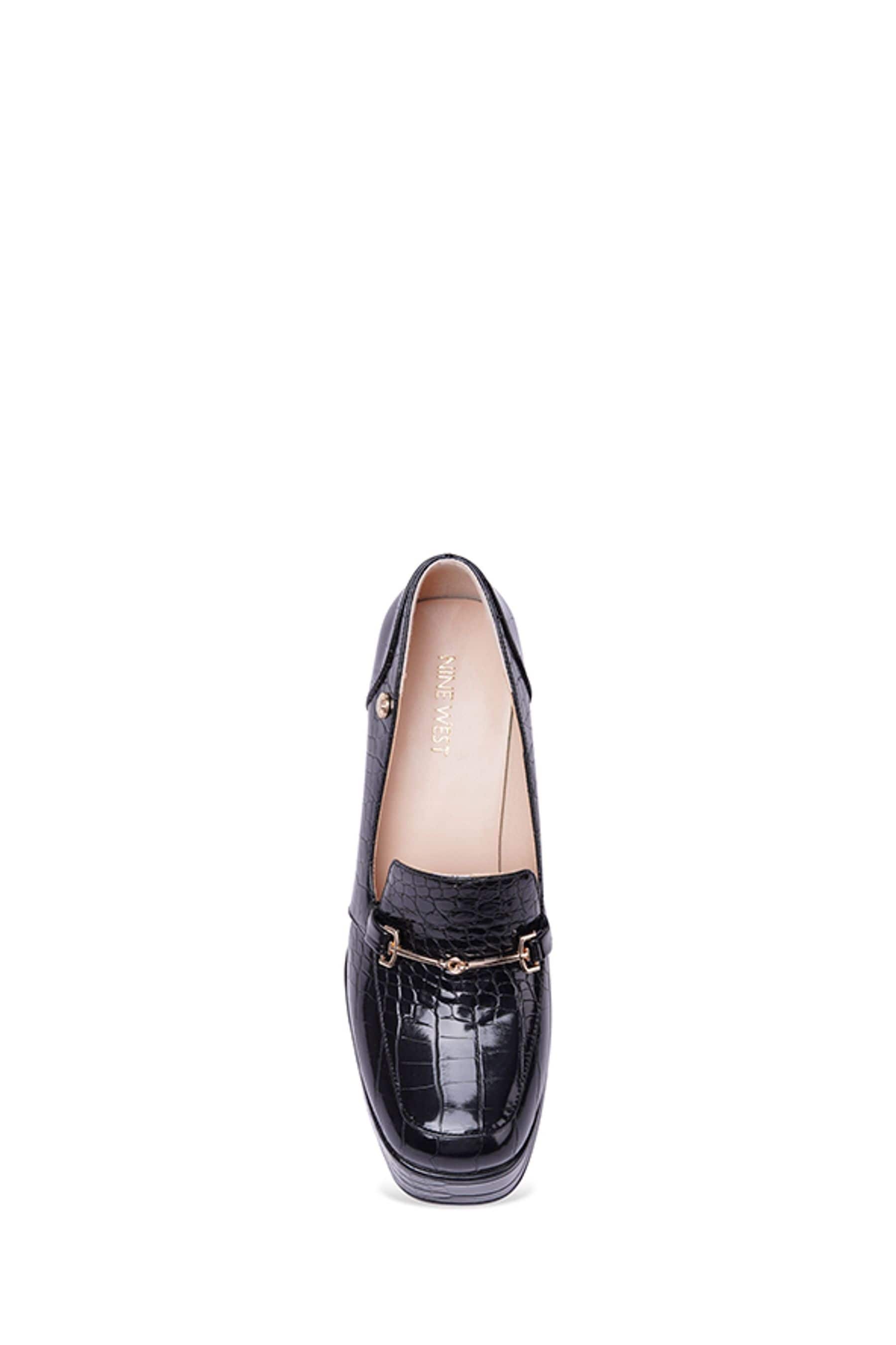 Nine west shop black loafers