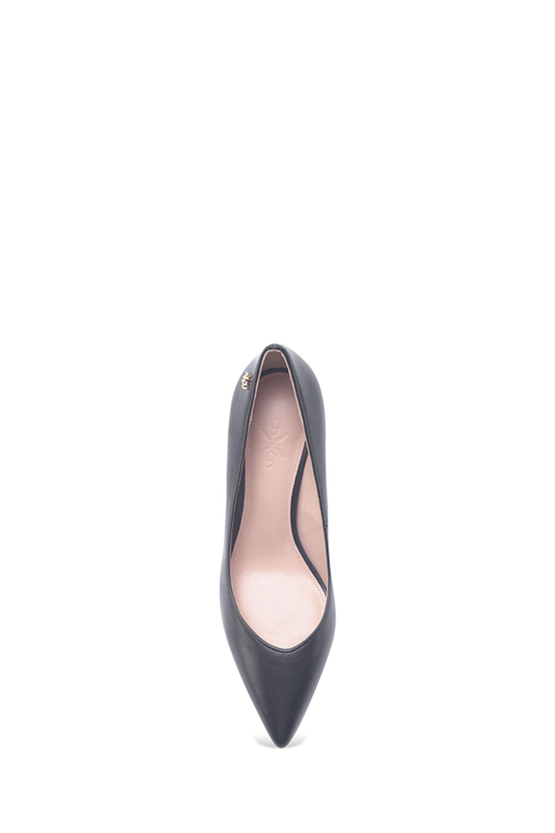 Nine west black court shoes hot sale