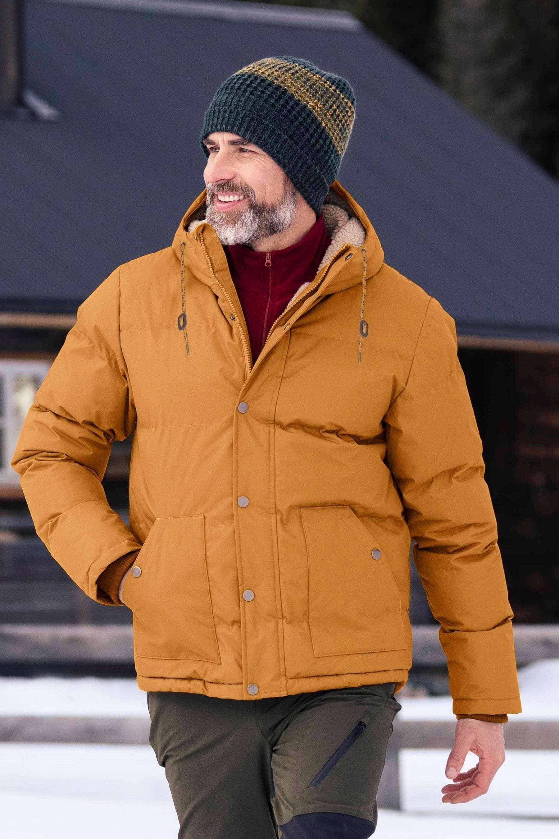 Borg lined jacket mens shop