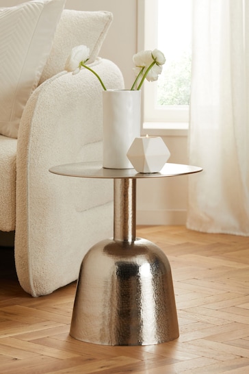 Silver Dome Side Table