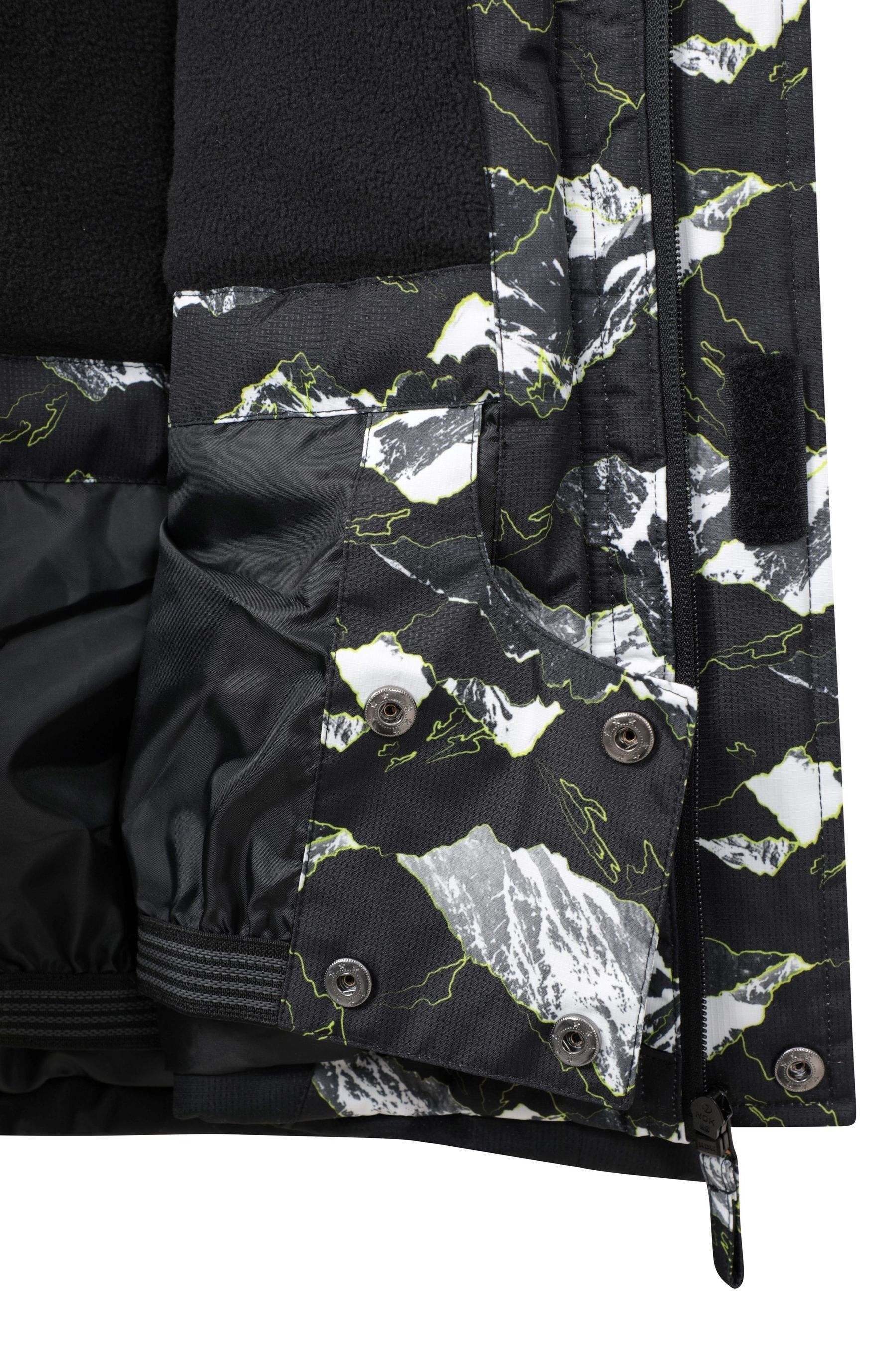 Buy Mountain Warehouse Grey Shadow II Mens Fleece Lined Printed Ski Jacket from the Next UK online shop