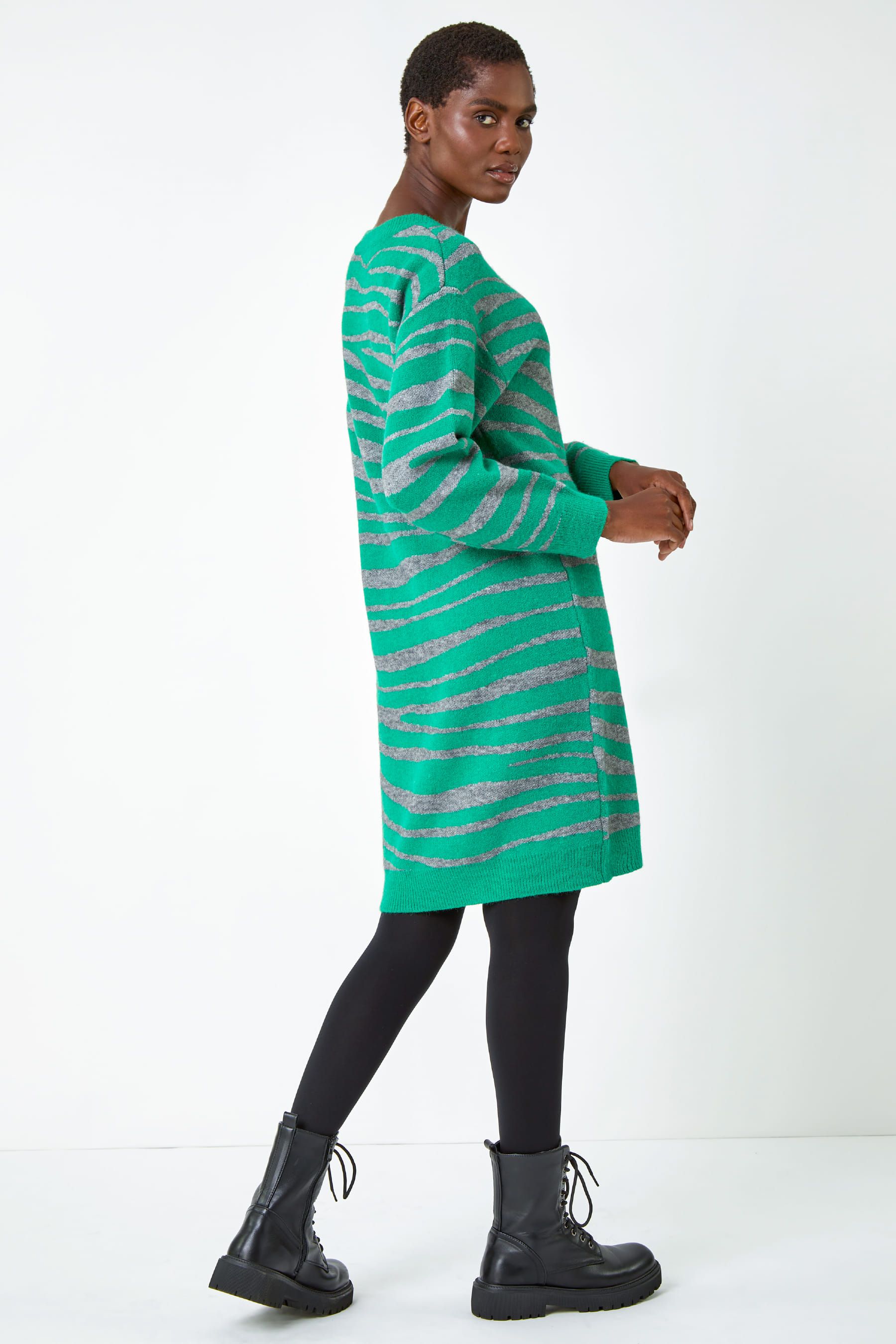 Green animal hotsell print jumper