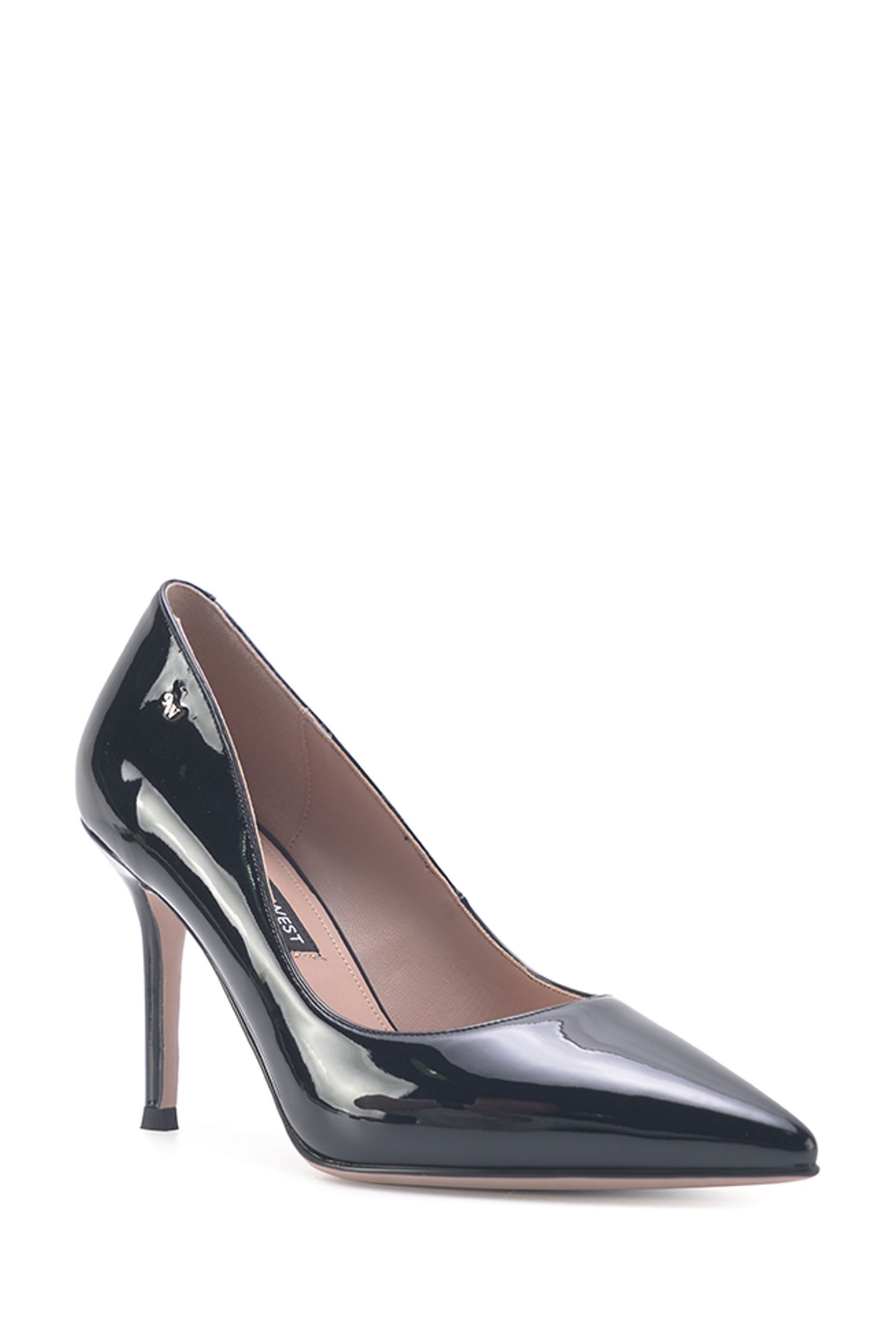 Nine west black high heel boots sales