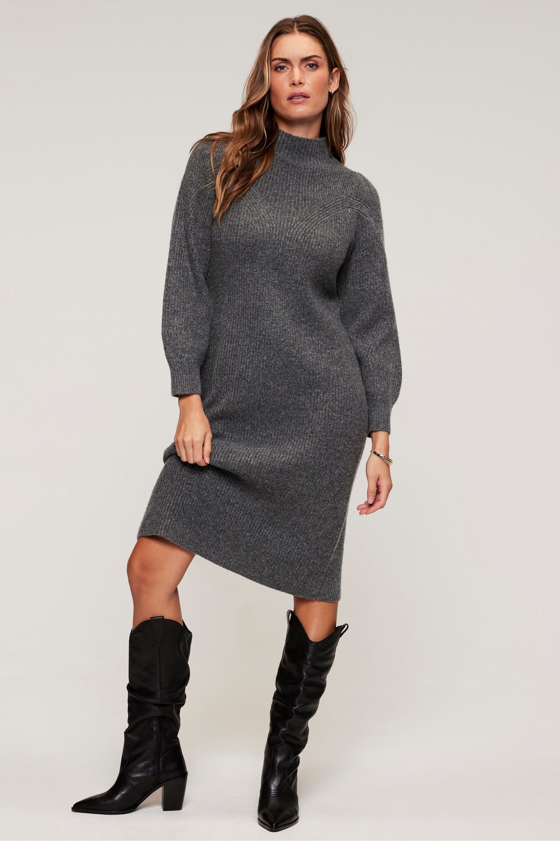 Mint Velvet Black Wool Blend Jumper
