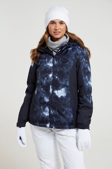 Mountain Warehouse Black Womens Dawn II Fleece Lined Ski Jacket