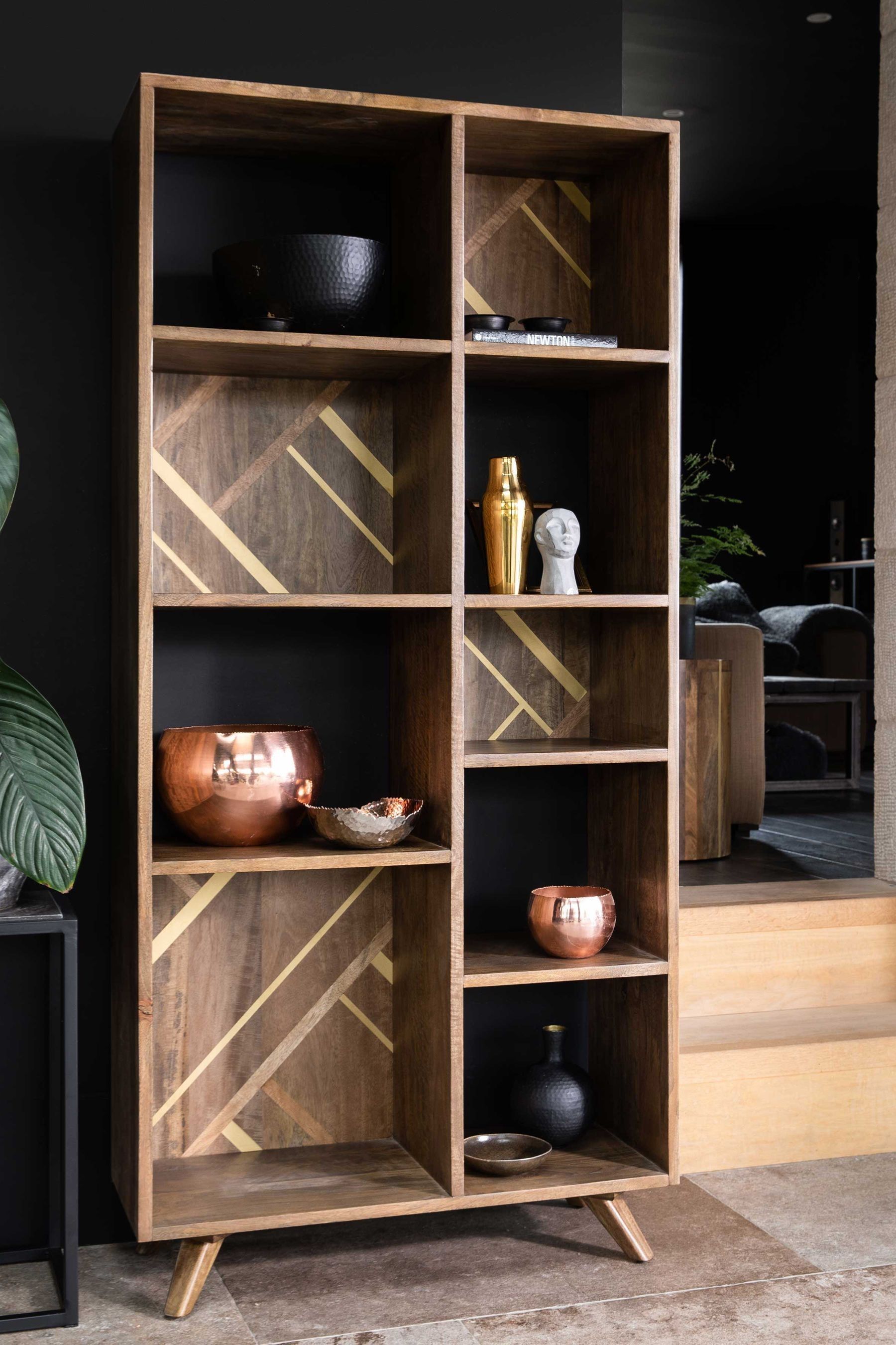 Next mango shop wood bookcase