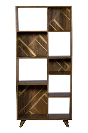 Barker and Stonehouse Brown Sondra Solid Mango Wood Bookcase