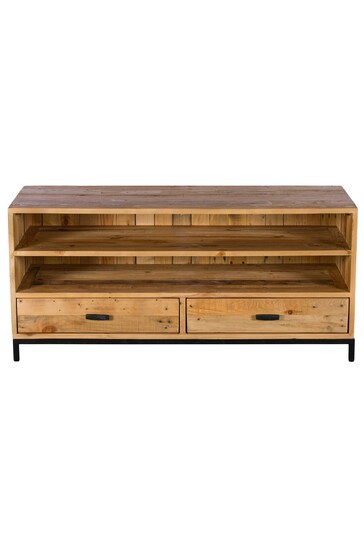 Barker and Stonehouse Brown Yukon Reclaimed Wood TV Unit