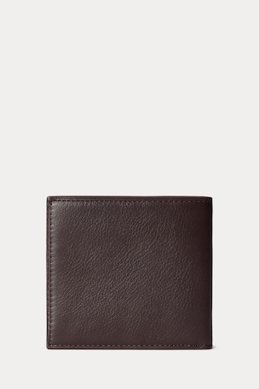 Polo Ralph Lauren Bifold Leather Tan Brown Wallet