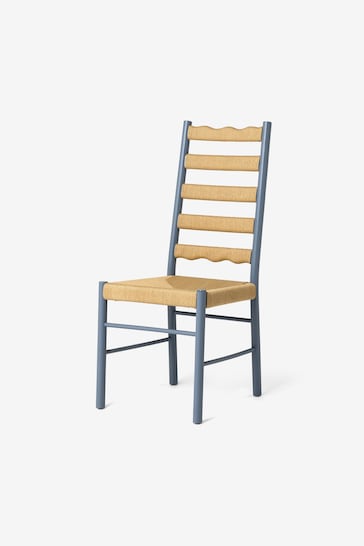 MADE.COM Set of 2 Blue Clara Dining Chairs