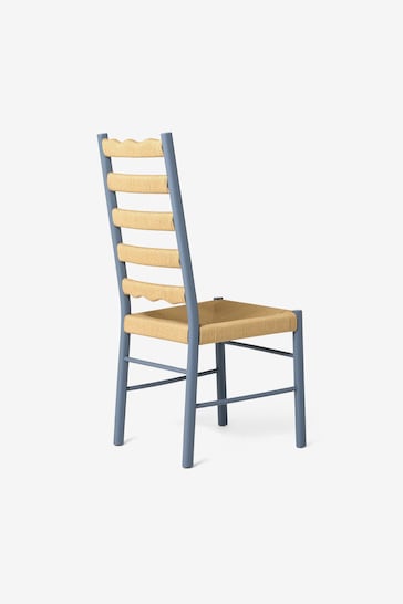 MADE.COM Set of 2 Blue Clara Dining Chairs