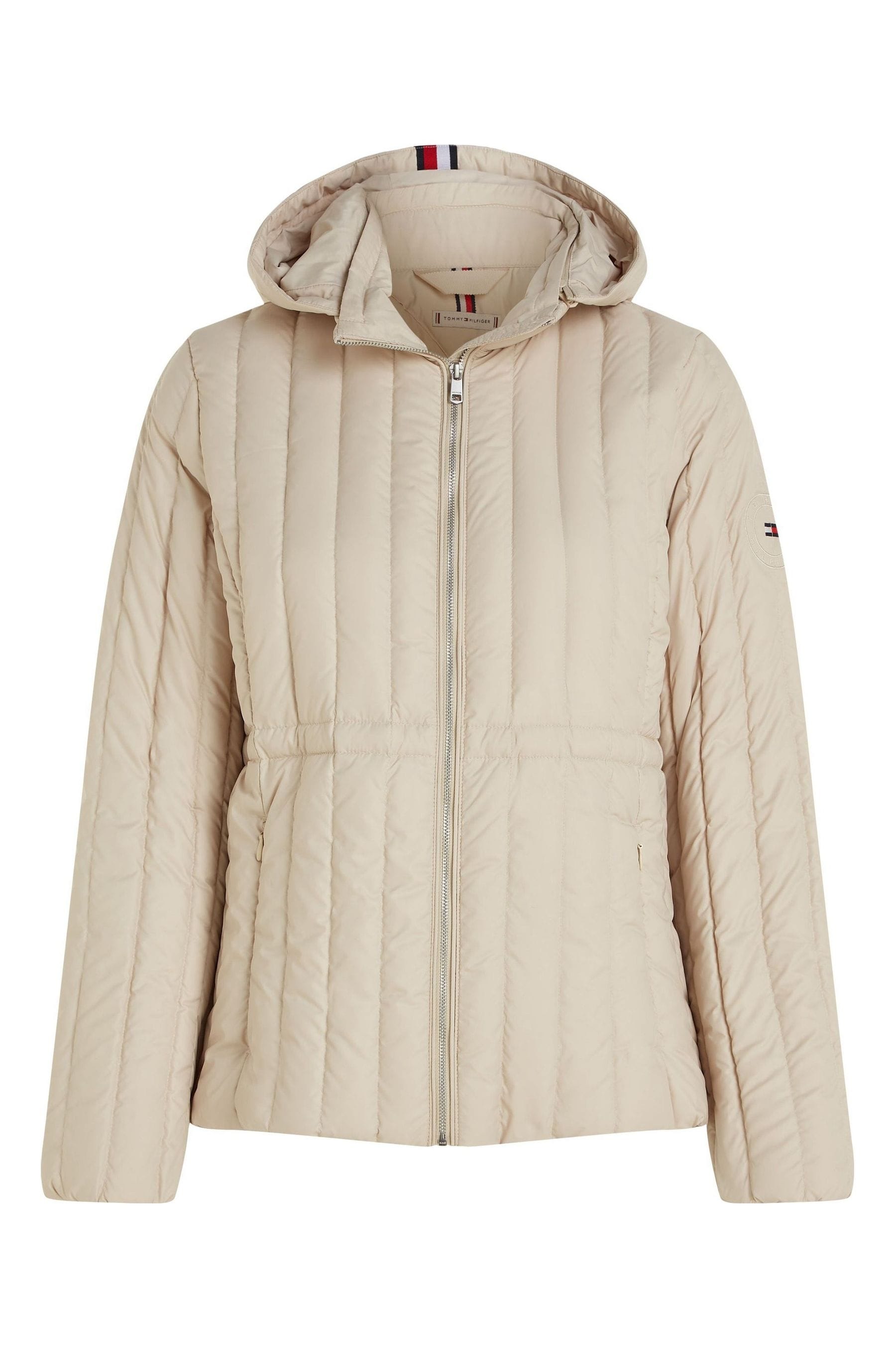 Tommy hilfiger cream jacket cheap
