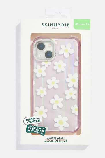 Buy Skinnydip Light Lilac Daisy iPhone 15 Case from the Next UK online shop