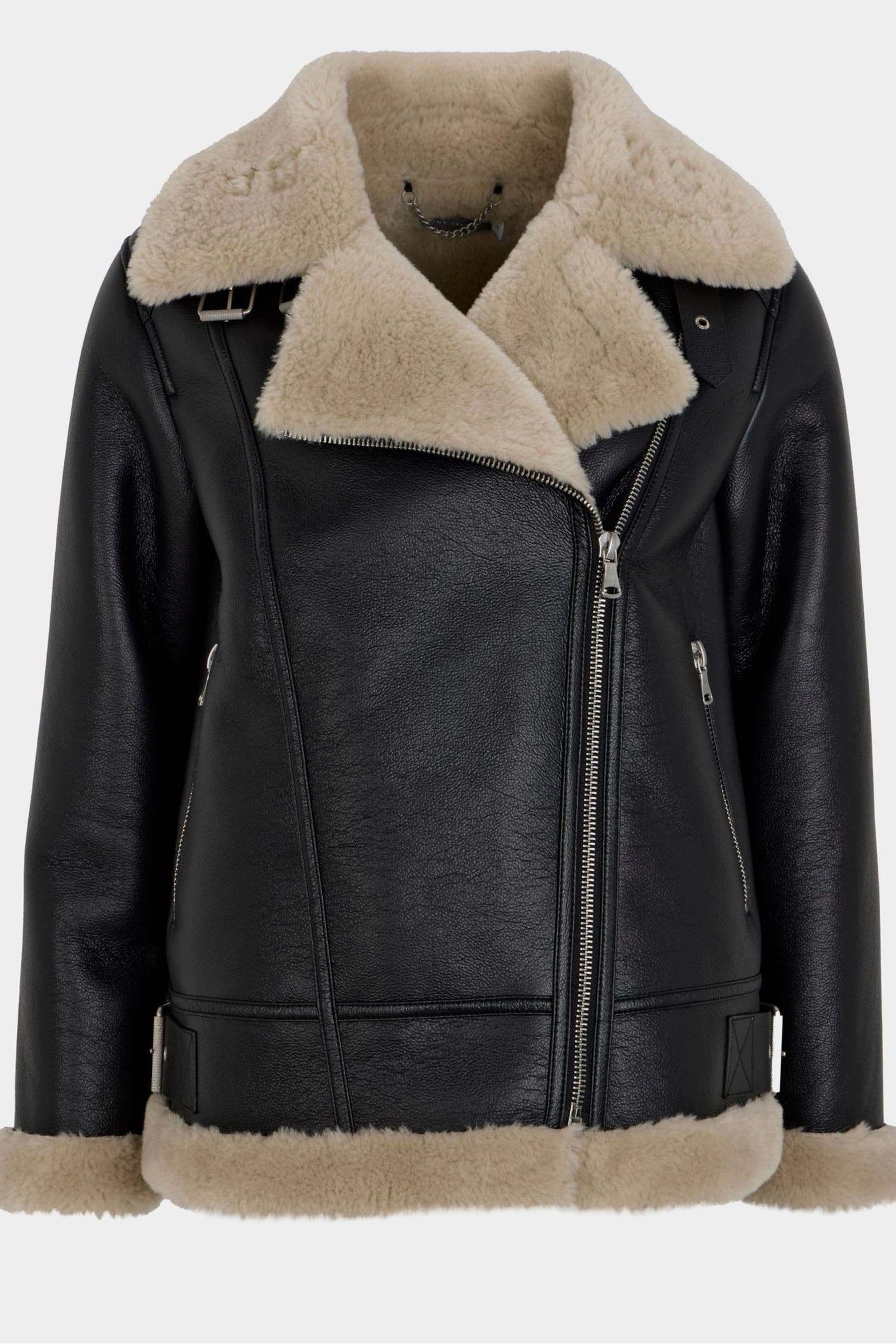 Mint velvet aviator jacket black hot sale