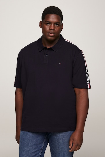 Tommy Hilfiger Blue B&T Global Monotype Polo Top