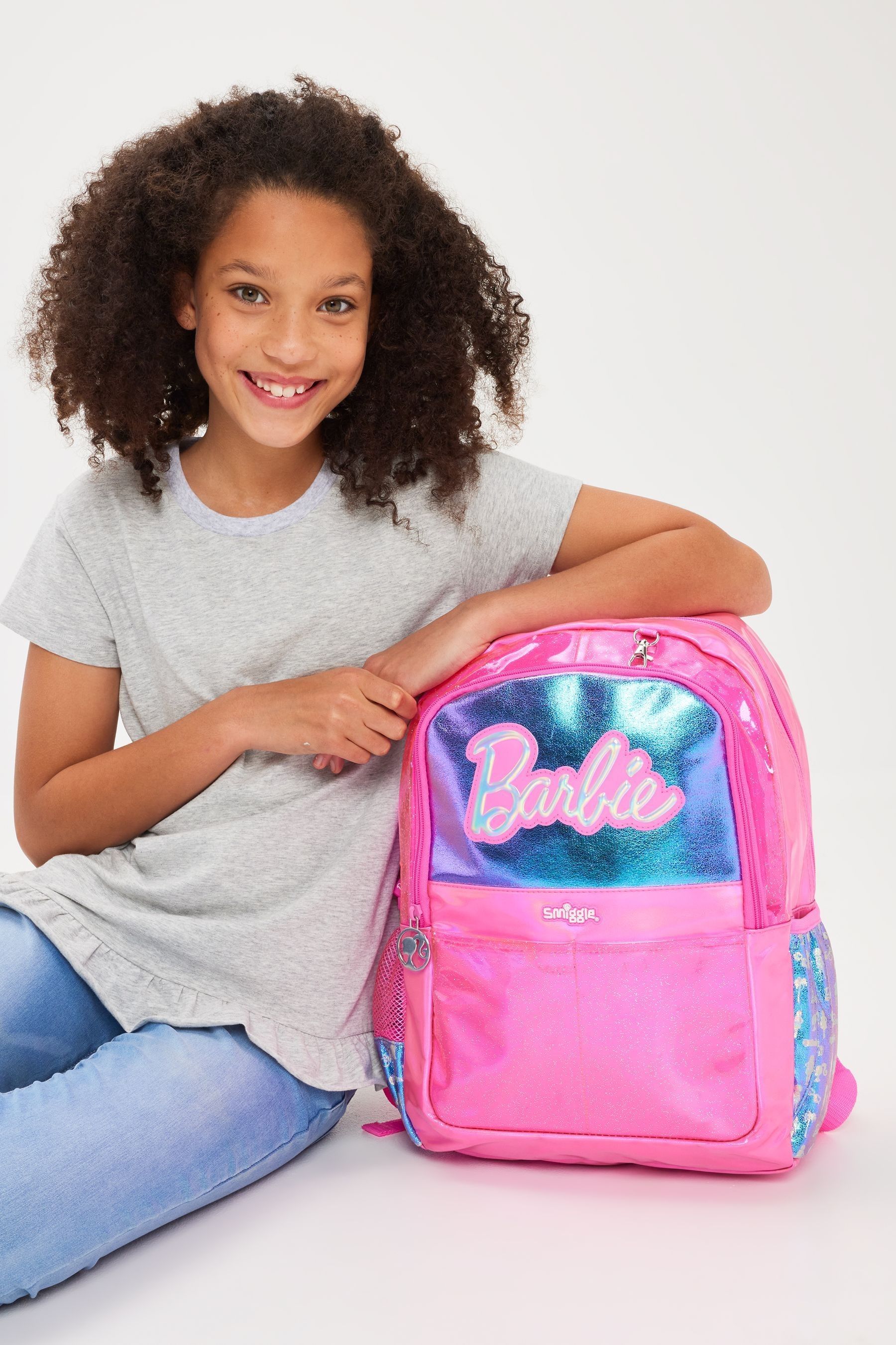 Pink hotsell barbie backpack
