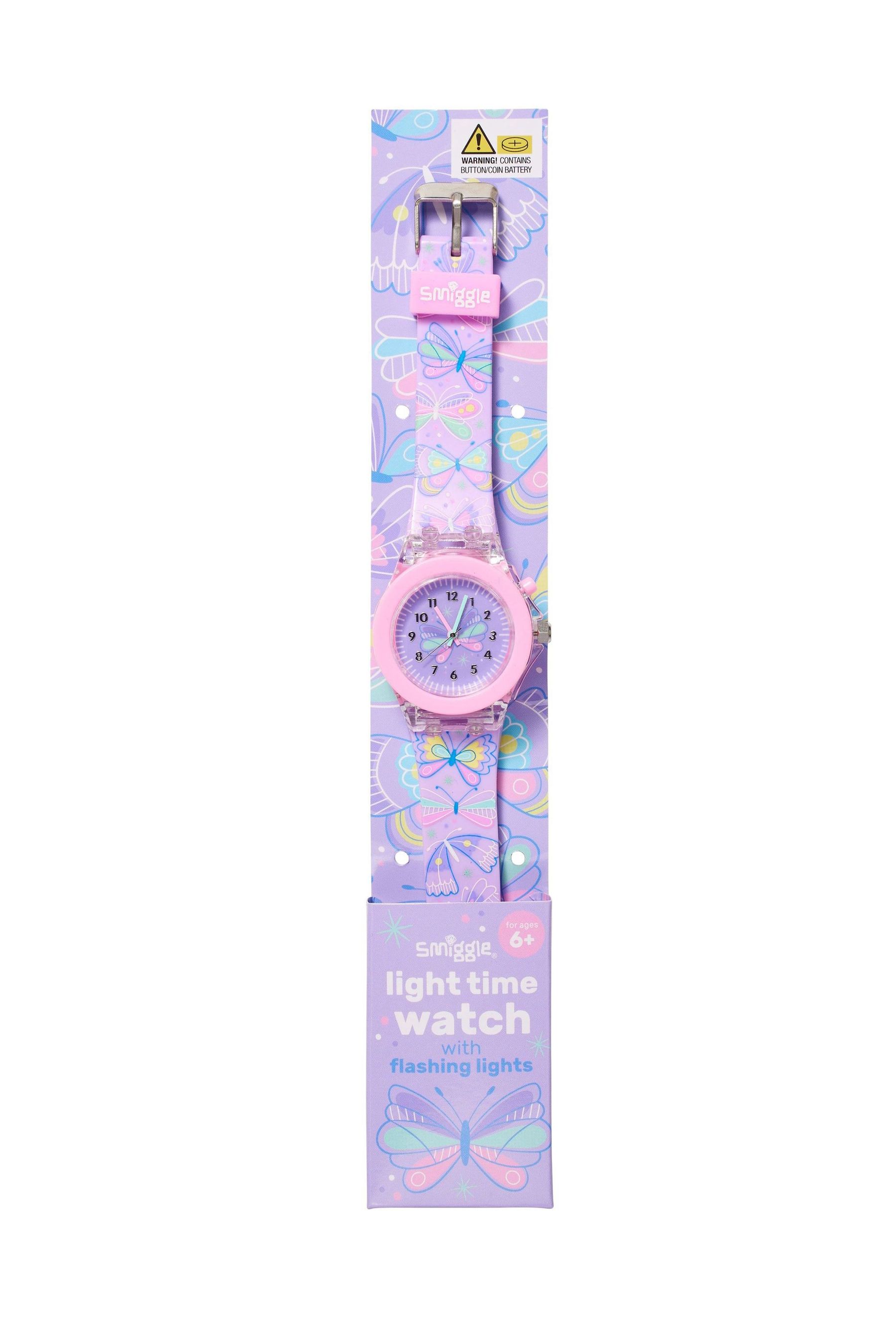Buy Smiggle Purple Flutter Light Up Watch from the Next UK online shop