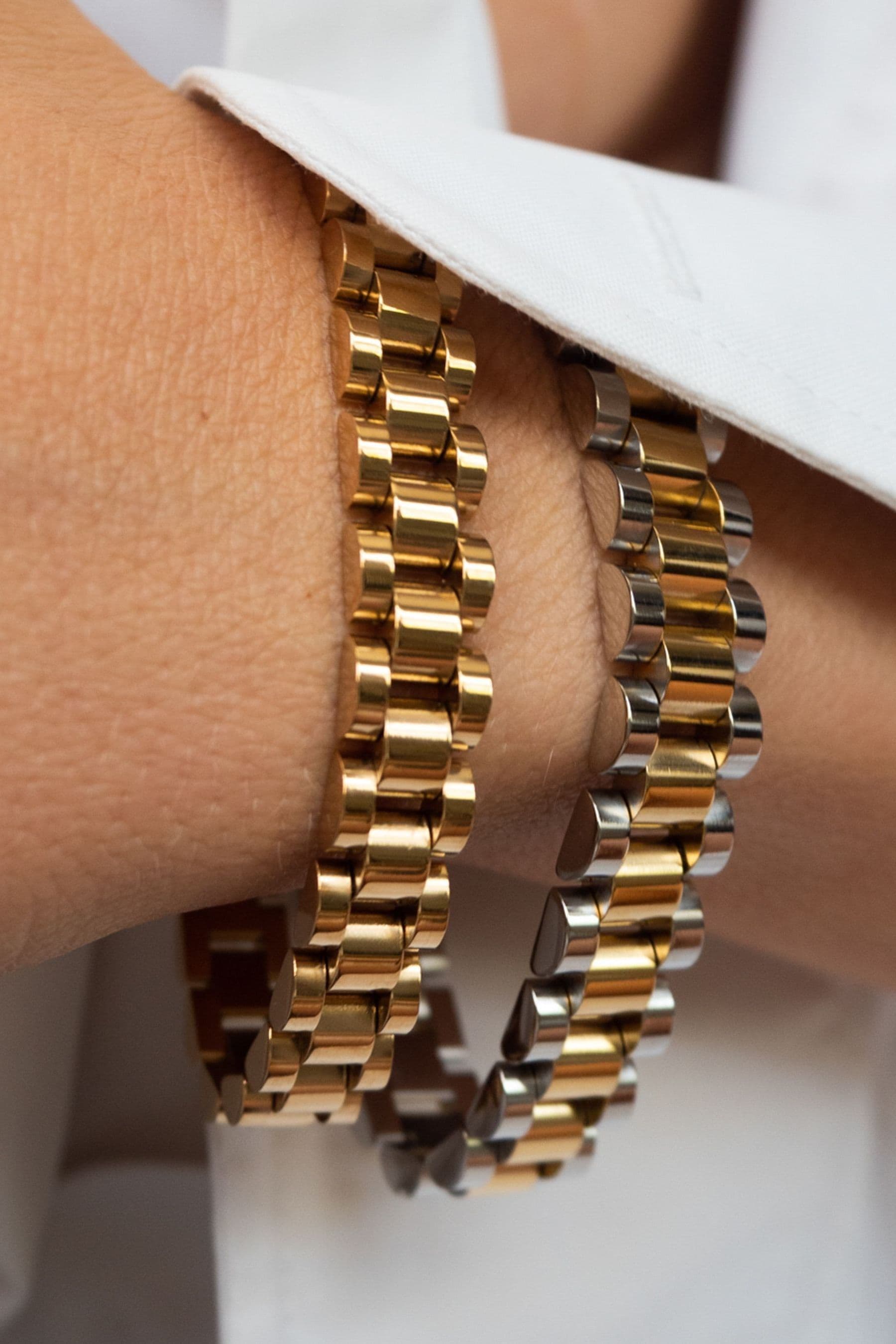 Buy Luv Aj Gold Tone The Timepiece Bracelet from the Next UK