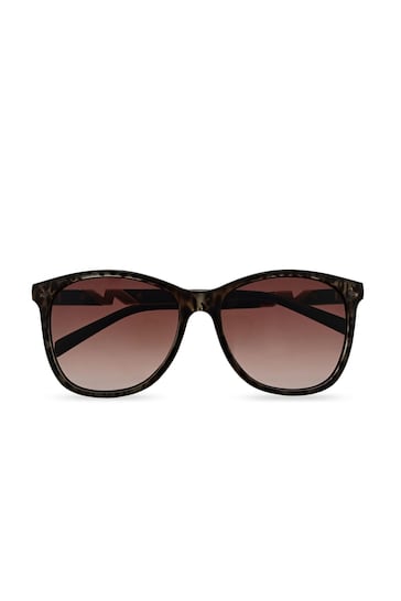 Karen Millen KM5057 Brown Sunglasses