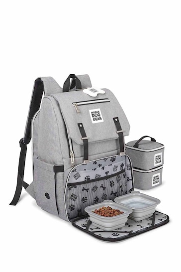 Lords and Labradors Grey Dog Backpack