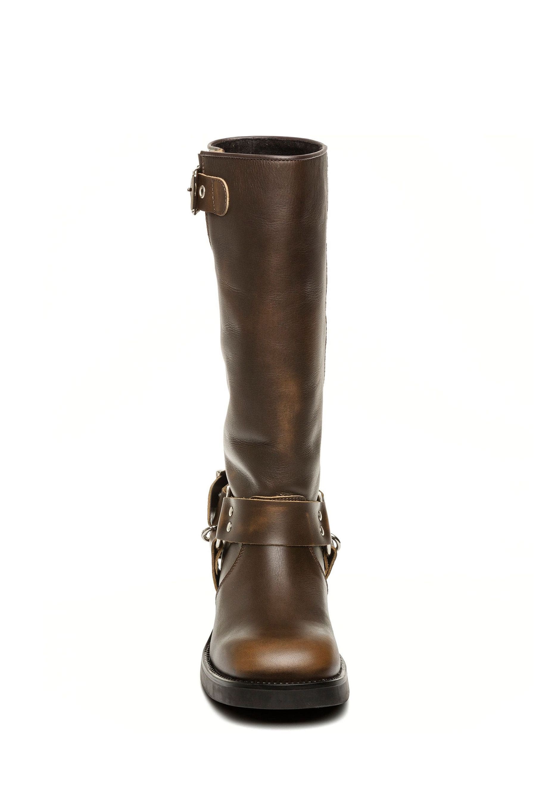 Beau high sale leg flat boots
