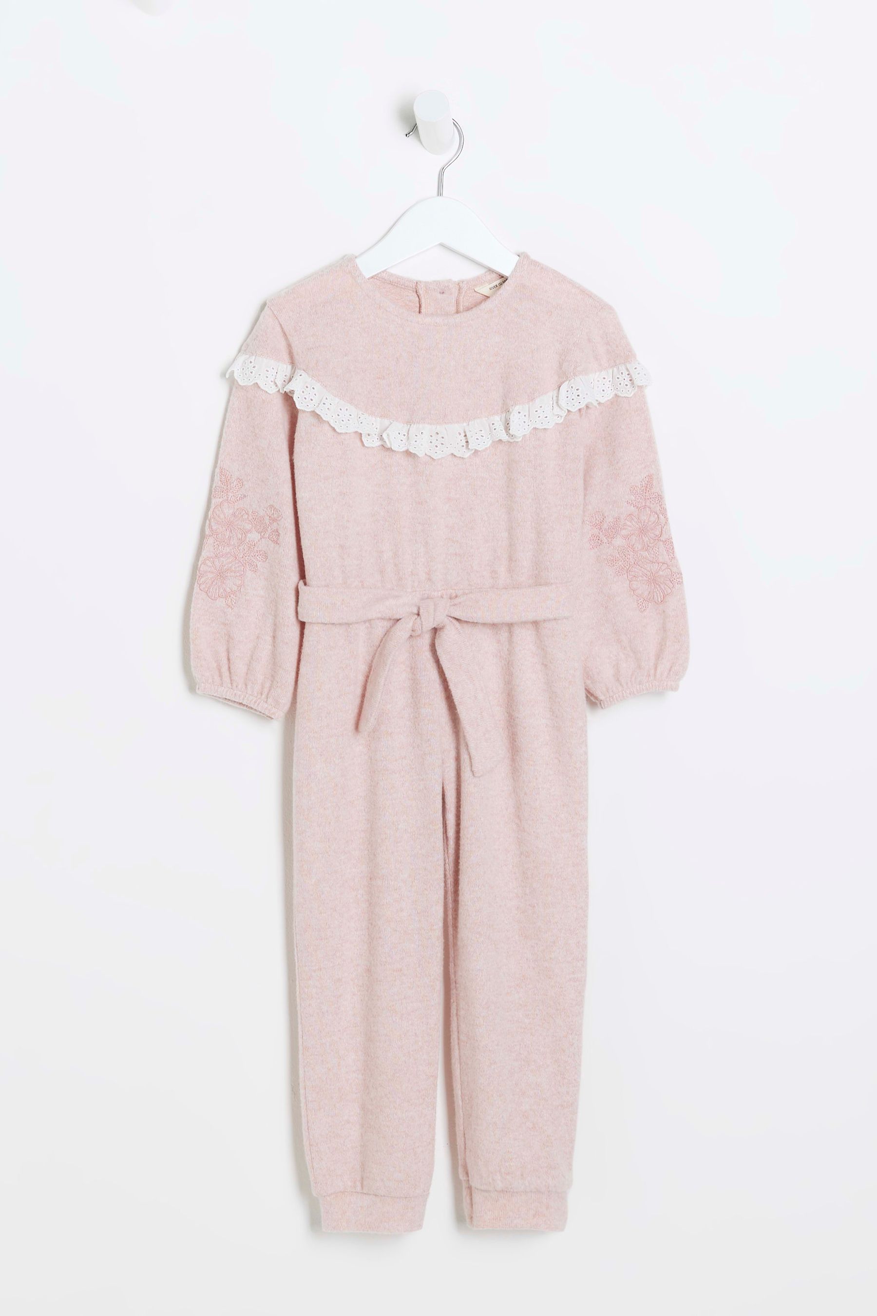 Buy River Island Pink Girls Cosy Jumpsuit from the Next UK online shop