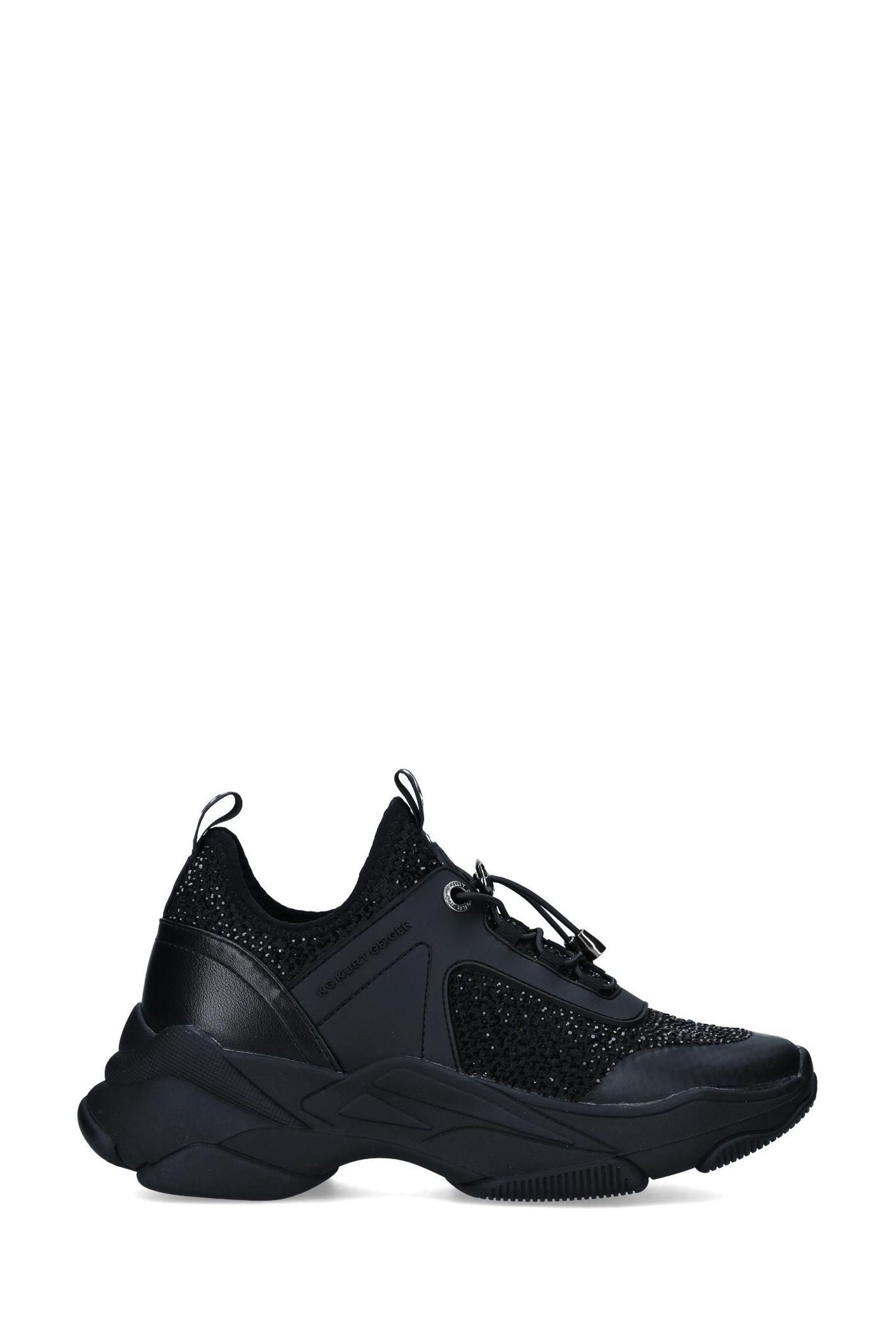 Buy KG Kurt Geiger Leighton Gem Black Trainers from the Next UK