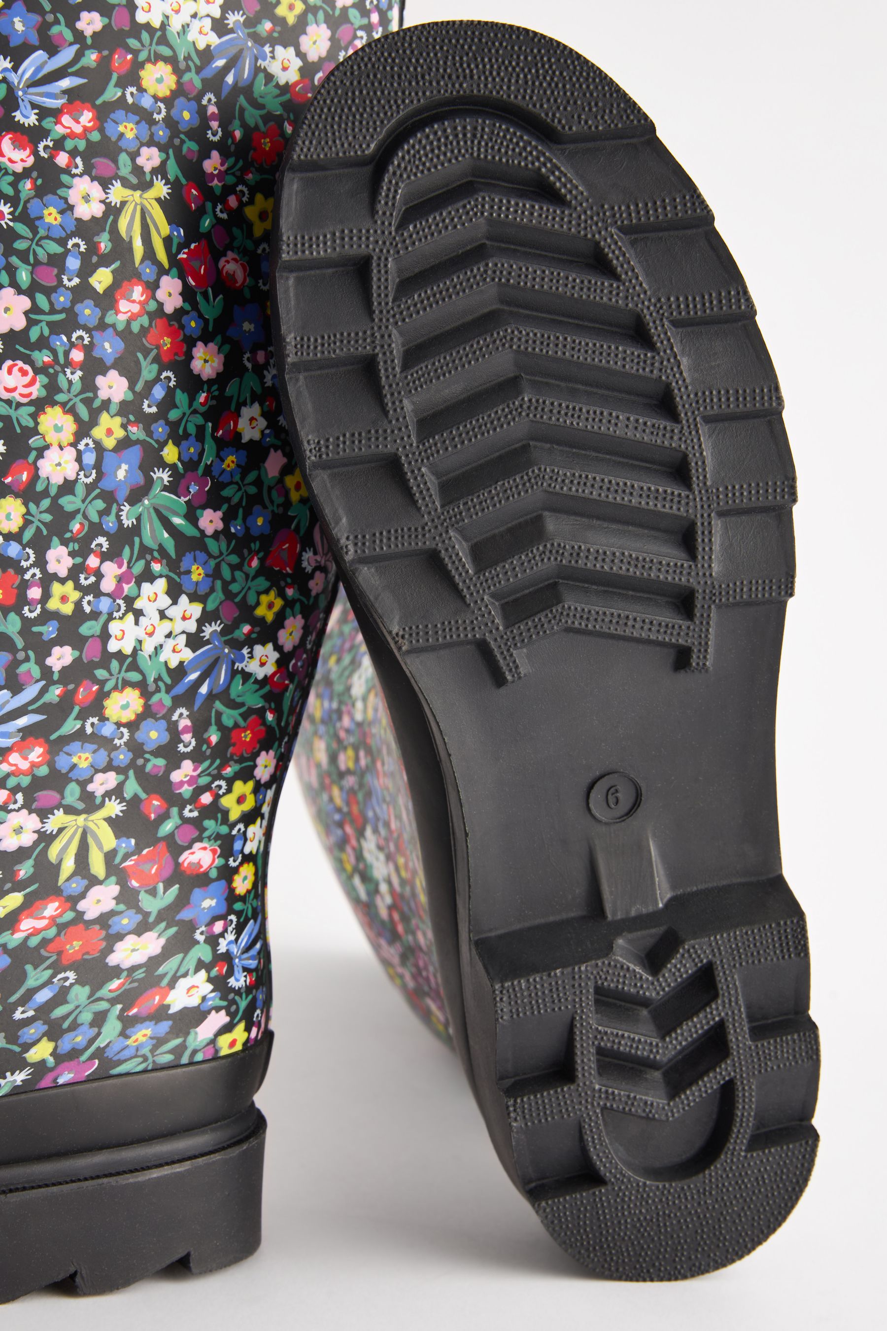 Buy Cath Kidston Black Ditsy Floral Tall Wellies from the Next UK online shop